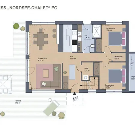 Gud Jard Nr 04 - Design-ferienhaus Mit Exklusiver Ausstattung Pellworm